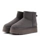 thumbnail image 1 of Botas de nieve para mujer, botas de invierno de suela gruesa de algodón, botas de piel de algodón, 1 of 5