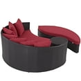 thumbnail image 3 of Modway Convene Outdoor Patio Daybed in Espresso Red, 3 of 4