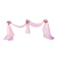 thumbnail image 2 of De Partido Tul de Bowknot de Tela Del Organzar Accesorios Hogar Rosa claro BLESIY Corredor de la tabla, 2 of 6