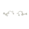 thumbnail image 6 of Yunhgft 12Clip On Adjustable Screw Back Earrings Finding Tool for DIY Silver White, 6 of 7