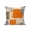 Orange, variant on 1 Pack Outdoor Throw Pillow, Turquoise Grey Ombre Waterproof Pillow with Insert Included, Farmhouse Abstract Mottled Art Decorative Accent Cushion Sofa Pillows for Patio Porch, 16 x 16 In