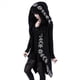 thumbnail image 3 of Sudadera con Capucha de Larga y Cremallera para Mujer, Chaqueta Lunar, Sudaderas Largas, Grandes, Ropa Gótica Y2k. Negro XL, 3 of 9