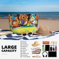 thumbnail image 4 of Lsque Scooby-Doo Beach Travel Bag - Water-Resistant, Large Capacity Lightweight Tote with 7 Pockets for Women and Men - Perfect for Beach, Pool, Gym, and Travel, 4 of 6