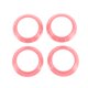 thumbnail image 1 of Anillos de decoración del tablero de ventilación de AC Unique Bargains 4 Pcs para Jeep Wrangler JK JKU 2011-2017 Anillo de cubierta de ventilación de aire acondicionado ABS Rosa, 1 of 1