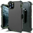 thumbnail image 1 of Tough Armor Shockproof Case + Kickstand Belt Clip (Grey & Green) Cover For iPhone XS, 1 of 3