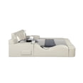 thumbnail image 5 of Pemberly Row Smart Multifunctional Queen Size Bed Made with Wood in Beige Color, 5 of 20