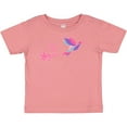 thumbnail image 3 of Inktastic Hummingbird Flying Swirl Girls Baby T-Shirt, 3 of 5