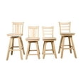 thumbnail image 4 of BingLTD - Canal Counter Swivel Stool 24" Seating Height - Unfinished (SW2401-RW-UNF), 4 of 4