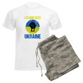 thumbnail image 6 of CafePress - Support Ukraine I Stand With Ukraine P Pajamas - Men's Light Loose Fit Cotton Pajama Set, 6 of 7