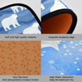 thumbnail image 2 of 2-Piece Kitchen Mat Set Non Slip Washable Floor Mats Decorative Rugs for Kitchen Sink Laundry White Polar Bears Pattern, 2 of 7