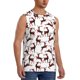 thumbnail image 2 of Balery Christmas Plaid Moose Camisetas sin mangas para hombre, absorbe la humedad y protege contra el mal olor.-XX-Large, 2 of 7