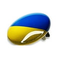 thumbnail image 5 of 2-Pack, UKRAINE FLAG PINs, Super Shiny Bright Oval Dome Brooches Lapel Pin, 1" - 2 Pieces, 5 of 7