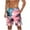 Pink, variant on Iugvhana Mens Swimming Trunks Quick-Drying Breathable Beach Board Shorts Hawaiian Print Swimwear Bathing Suits Swim Shorts Swimsuit Multicolor01 S