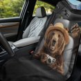 thumbnail image 4 of XYZCANDO Car Seat Cover with Fun Grizzly Bear Print, Car Seat Protector for Beach Trips and Outdoor Gym Workouts, 4 of 11