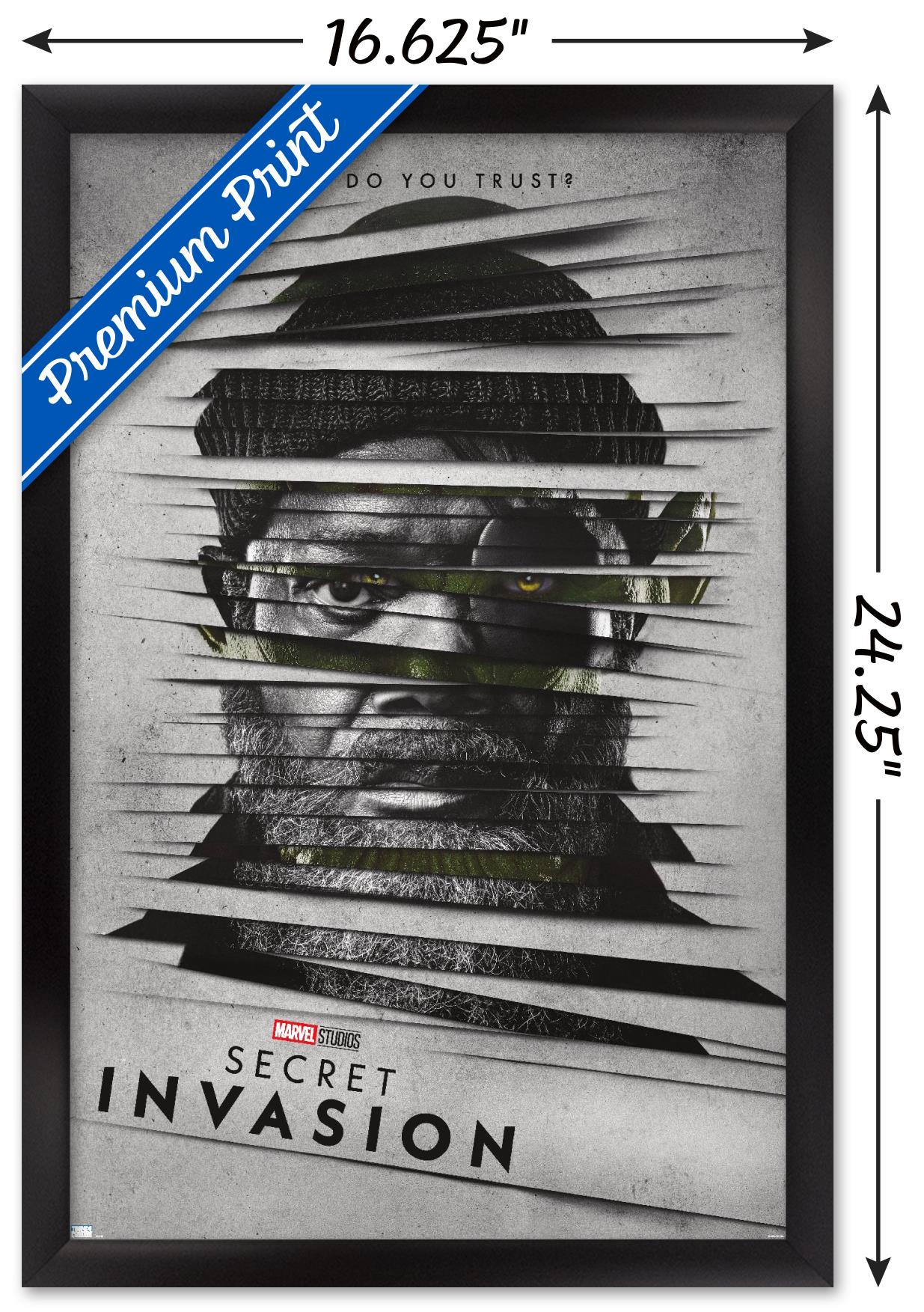 Marvel Secret Invasion - Nick Fury One Sheet Wall Poster, 14.725" x 22.375" Framed