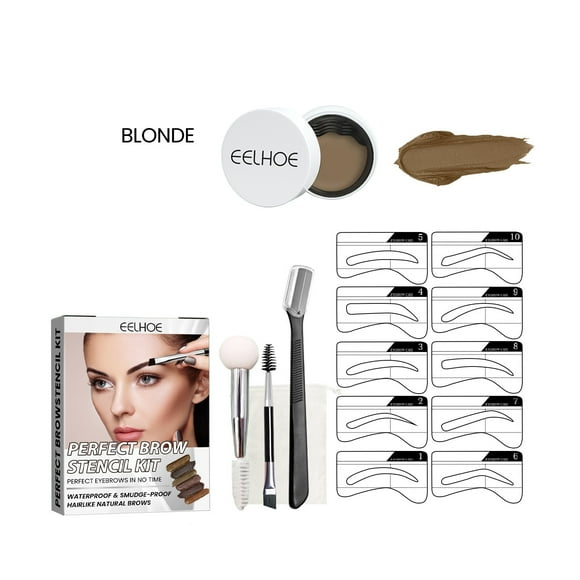 ZZwxWA Up to 65% Off Brow Cream Set, Natural Lasting Brow Styling Soap Brow Mascara