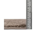 thumbnail image 5 of Unique Loom Studio Solid Shag Collection Area Rug - Sky (9' x 12' 2" Rectangle Brown), 5 of 7