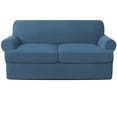 thumbnail image 4 of PENGXIANG Stretch Couch Cushion Slipcovers Replacement Simple Solid Color All-Inclusive Cushion Sofa Cover Gift for Families Friends, 4 of 7