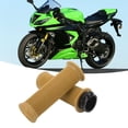 thumbnail image 4 of Motorcycle Handlebar Grip, Easy Control 25mm Simple To Install Left Right 2pcs Throttle Handle Soft Silicone  For Upgrade Red,White,Black,Blue,Yellow, 4 of 8