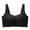Black, variant on Comfort Fit Bra Full Coverage Wireless Seamless Bra with Side Support Wide Comfort Band for Everyday Wear T-Shirt M White