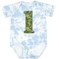 thumbnail image 3 of Inktastic Green Camo 1st Birthday Boys Baby Bodysuit, 3 of 5