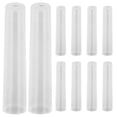 thumbnail image 1 of 10pcs Clear Plastic Pencil Caps Tip Protector Cover Cute Toppers Extender Holders for School Office Students, 1 of 9