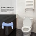 thumbnail image 4 of OULII Toilet Foot Stool Adult PP Blue Bathroom Furniture Safety Assurance 1Pack, 4 of 8