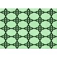 thumbnail image 1 of Ahgly Company Machine Washable Indoor Rectangle Transitional Mint Green Area Rugs, 2' x 3', 1 of 7