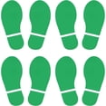 thumbnail image 1 of PATIKIL 6x2.5" Footprint Sticker, 4 Pairs PVC Shoes Floor Decal Sign for Class Decor Stair Guide, Green, 1 of 6