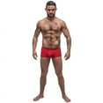 thumbnail image 2 of Men's Male Power 150-257 Pure Comfort Modal Wonder Boxer Brief (Red M), 2 of 4