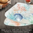 thumbnail image 3 of CounterArt "Sea Side" 4-Pack Wedge Shaped Tabletop Placemats, 3 of 8