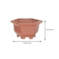 thumbnail image 2 of 2pcs Terracotta Plant Pots with Drainage Holes Vintage Small Flower Pots, 2 of 6