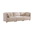 thumbnail image 3 of Christopher Knight Home 3-Seat Modular Sectional Sofa, Modern 96" Couch with Pillow Arms, Sesame, 3 of 7