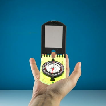 EXHUMKY Foldable Outdoor Pocket Compass for Hiking Camping Survival Navigation Tool and Lightweight