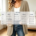thumbnail image 4 of Vivianyo HD Women's Corduroy Open Front Cardigan with Pockets, Long Sleeve Curved Hem Sweater Jacket, Fall Outerwear for Office Layering and Weekend Plans, Size S-XL, 4 of 8
