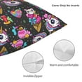 thumbnail image 3 of Honeii Rainbow Unicorn And Cat Icecream Print Throw Pillow, Square Decorative Pillow Forms Soft Fluffy Plump Pillow Decorative Pillow Inserts,Couch Pillows-22"x22", 3 of 7