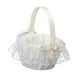 thumbnail image 1 of Cesta de Boda Cesta de Niña de Flores Hermosa Cesta de Flores Pequeña Portátil Pajarita de para Ocasiones Especiales Cumpleaños Mar, 1 of 8