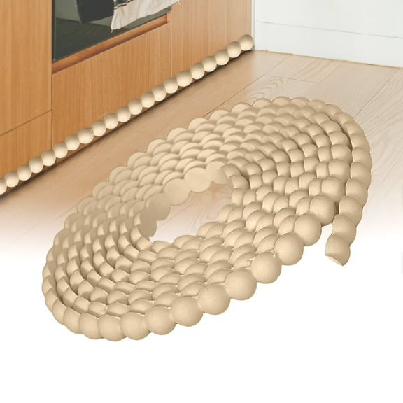 Flexible Bead Molding Trim, 10ft Wall Molding Trim Peel and Stick Roll Flexible DIY Decorative for Mirror Frame Border Cabinets Ceiling Bathroom Wall Edge