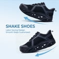 thumbnail image 3 of MAYKX Women’s Walking Shoes with Wide Toe Box & Arch Support, Orthotic Sneakers for Plantar Fasciitis, Breathable Mesh Rocker Sole Casual Shoes, 3 of 6