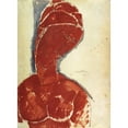 thumbnail image 3 of Modigliani, Amedeo 11x14 Black Modern Framed Museum Art Print Titled - Portrait In Red, 3 of 5