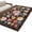Black, variant on Area Rug for Living Room, Boho Pink Flower Non-Slip Indoor Large Carpet for Bedroom/Dining Room, Spring Watercolor Country Floral Plant Washable Low-Profile Rectangle Floor Runner Rugs - 4 x 6 Ft