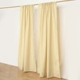 thumbnail image 3 of Efavormart 2 Pack | Champagne Polyester Drapery Panels With Rod Pockets, Photography Backdrop Curtains, 5ftx8ft - 130 GSM, 3 of 10
