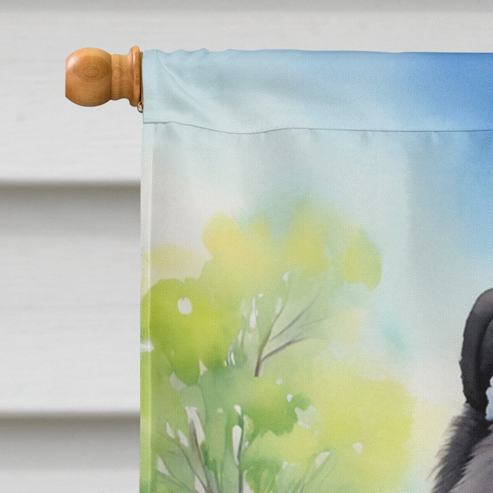 Chow Chow Easter Egg Hunt House Flag 28 in x 40 in