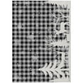 thumbnail image 2 of Addison Rugs Chantille Indoor/Outdoor Transitional Holiday Gray Machine Washable Rectangle Rug, 9' x 12', 2 of 7