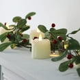 thumbnail image 4 of Rhytsing 2'' Ivory Flameless Votive Candles Real Wax Dripping Design, LED Faux Battery Operated Tealight Candles with Timer for Christmas Wreath - Set of 4, 4 of 8