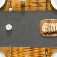 thumbnail image 6 of Sm:)e Grey Table Runner 13x72 Inch, Seasonal Washable Kitchen Dining Table Decoration for Home Party, 6 of 6