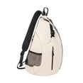 thumbnail image 2 of S SERENABLE Tennis Bag Waterproof Lightweight Protect Rackets for Women Men Adults beige, 2 of 9