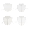 thumbnail image 3 of Elegante babero desmontable de solapa de falso cuello falso mujeres niñas gargantilla extraíble , hueca hueca BLESIY Collar falso de las mujeres, 3 of 8