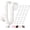 White, variant on Clothes Hanger Connector Hooks, Outfit Hangers, Hanger Extender Clips, Cascading Hanger Hooks, Huggable Hangers Accessory, Heavy Duty Space Saving for Closet 60 Pack ()