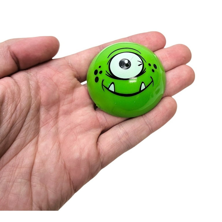 Monster Poppers (12 Pack) (2 Inch) Rubber Prize, Party Favor and